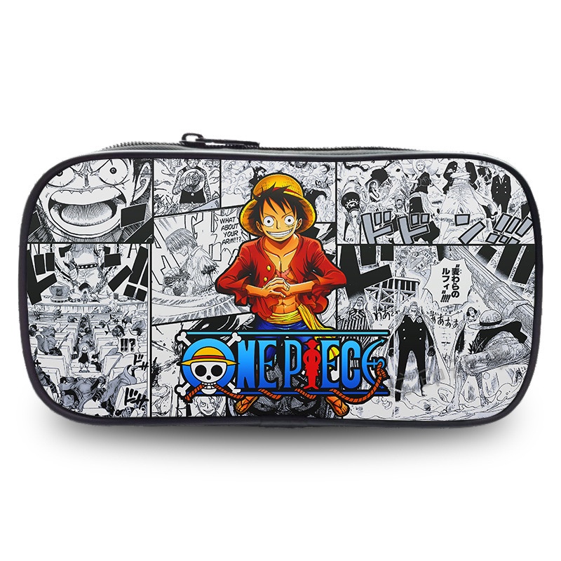 ♝Bán buôn tại nhà máy♝One Piece In Túi Đựng Luffy Sauron Sinh Viên Dung Tích Lớn Túi Đựng Hộp Văn Phòng Phẩm