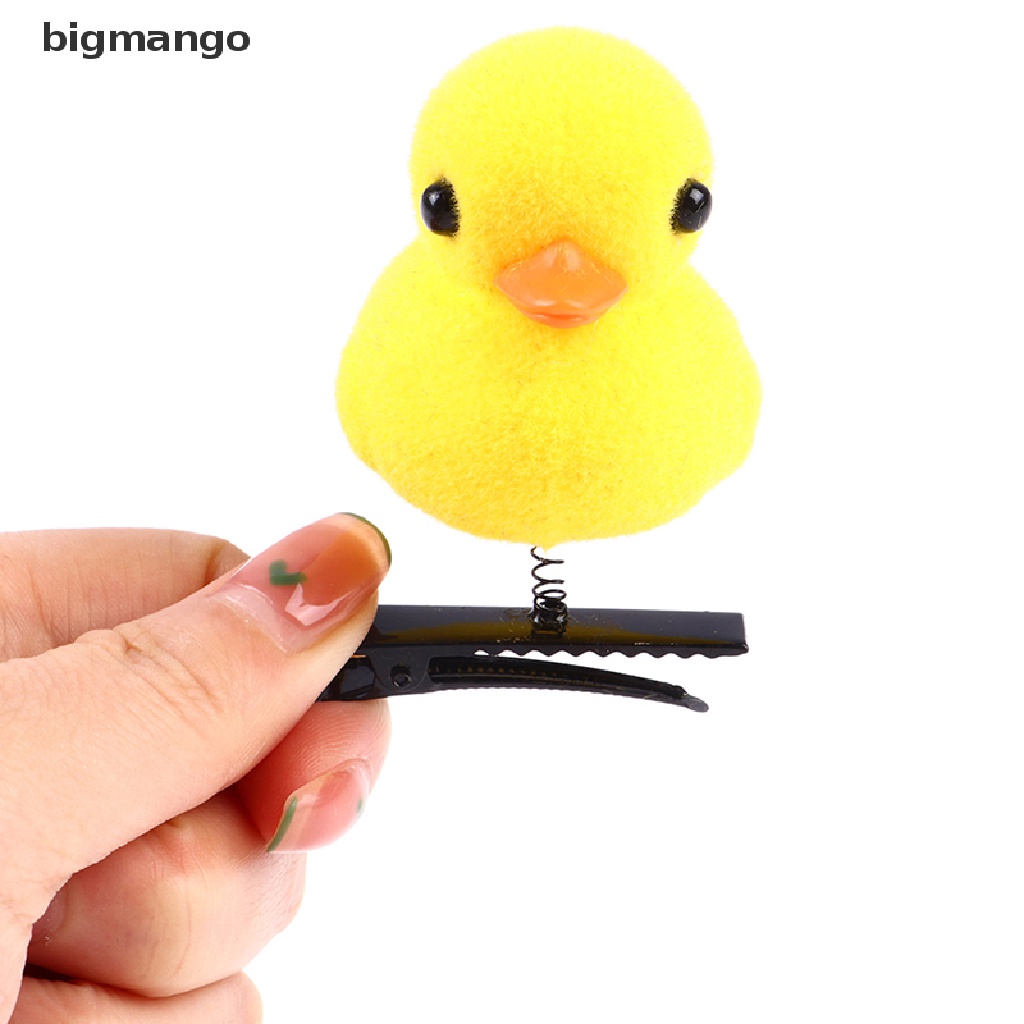 Bigmango Kẹp Tóc Hình Chú Vịt Vàng Vui Nhộn Cho Bé