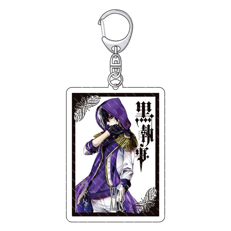 Ygt Móc Khóa Acrylic Hình Nhân Vật Hoạt Hình Black Butler Kuroshitsuji