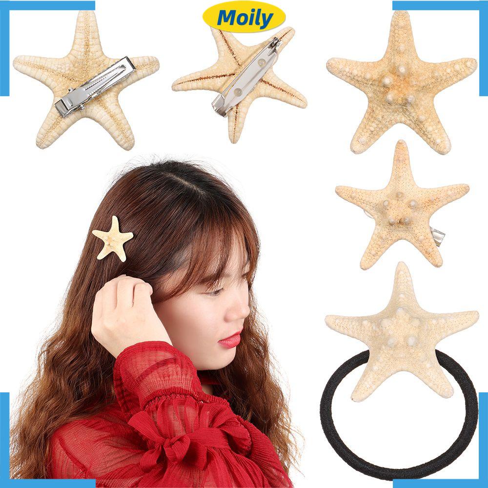 Kẹp Tóc Hình Vỏ Sò/ Sao Biển Thời Trang Xinh Xắn