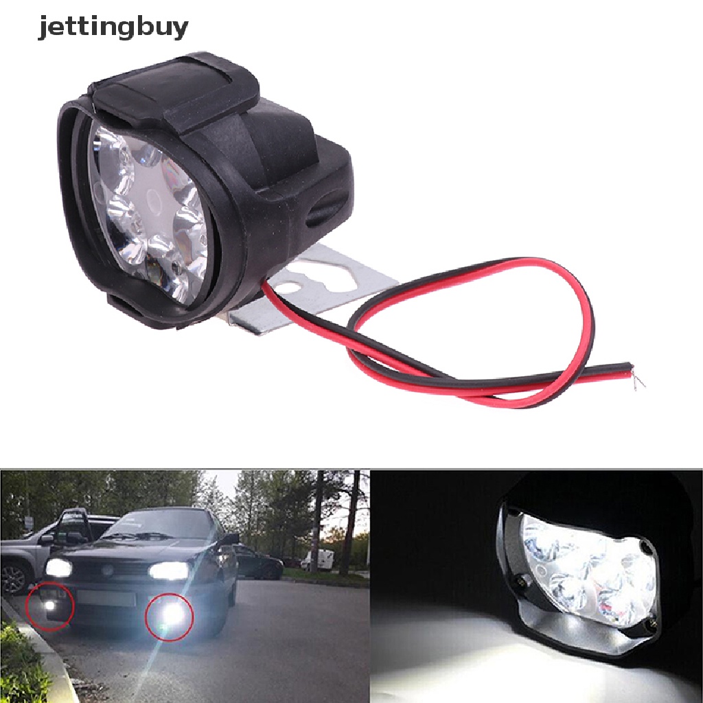 Bóng đèn pha JETTING 6 LED ánh sáng trắng dành cho xe máy xe hơi xe tải