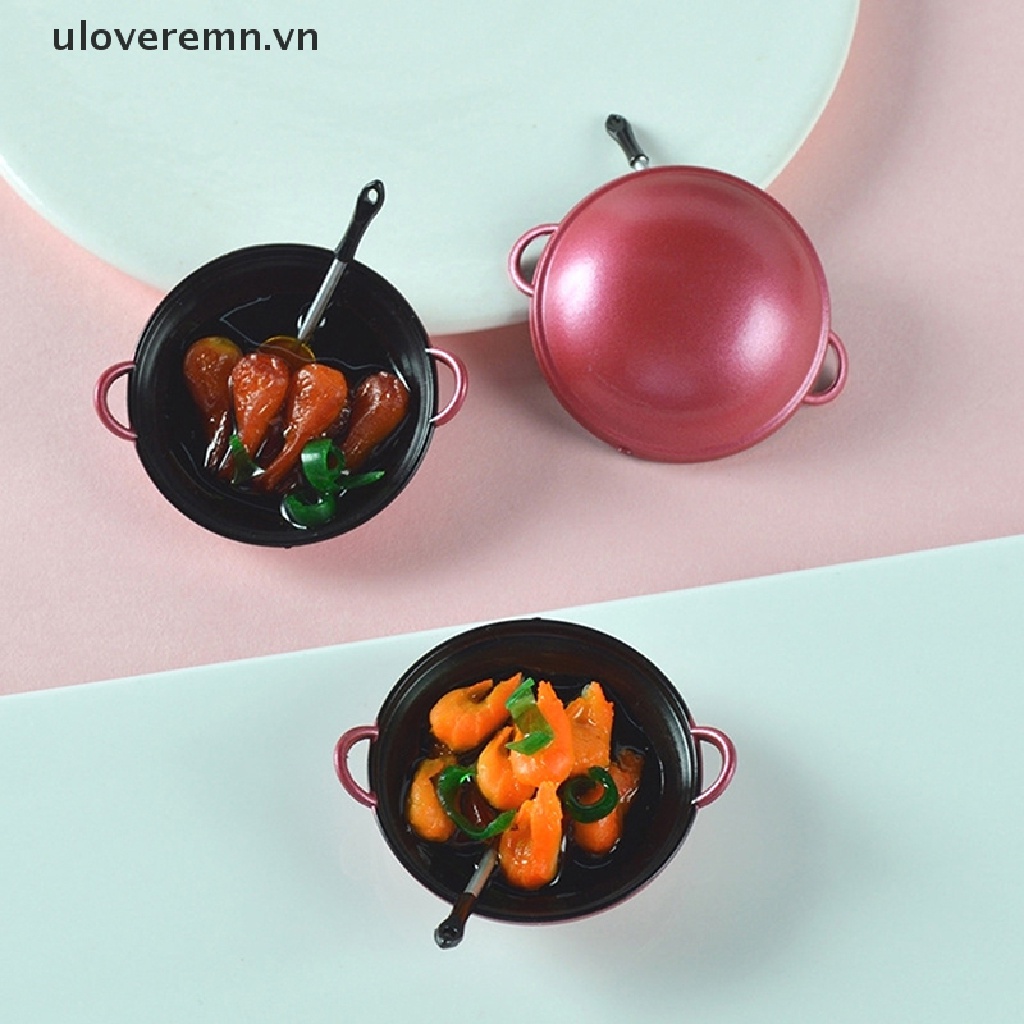 1 Nồi Sắt Mini 1: 12 Dùng Để Chiên Thức Ăn / Rau Củ Trang Trí Nhà Búp Bê