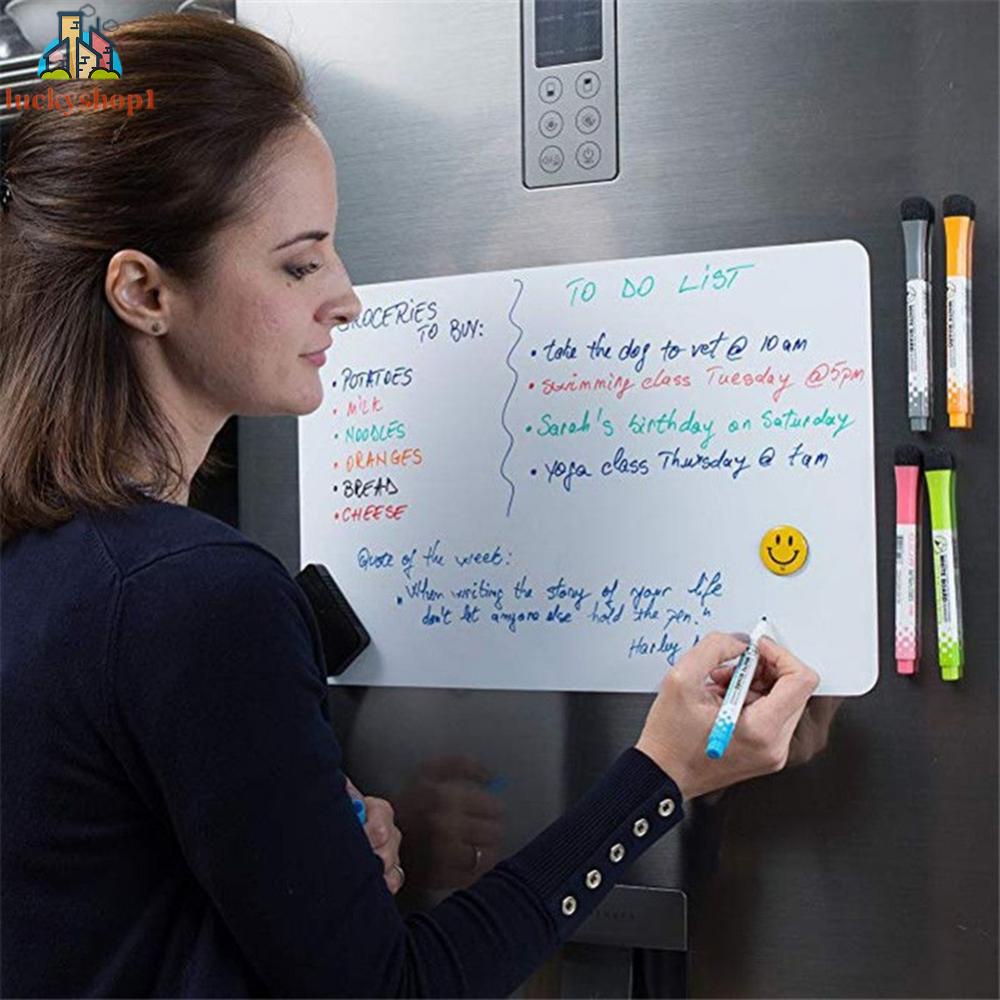 Magnetic Whiteboard Timetable Fridge Board Magnetic Board Memo Pads Note Board