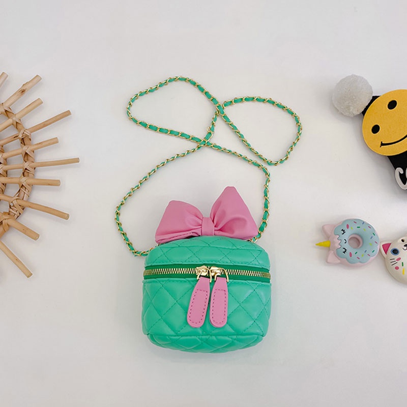 Bololo Túi Đeo Chéo Đựng Tiền Xu Phong Cách Công Chúa Thời Trang Phương Tây Cho Bé Gái