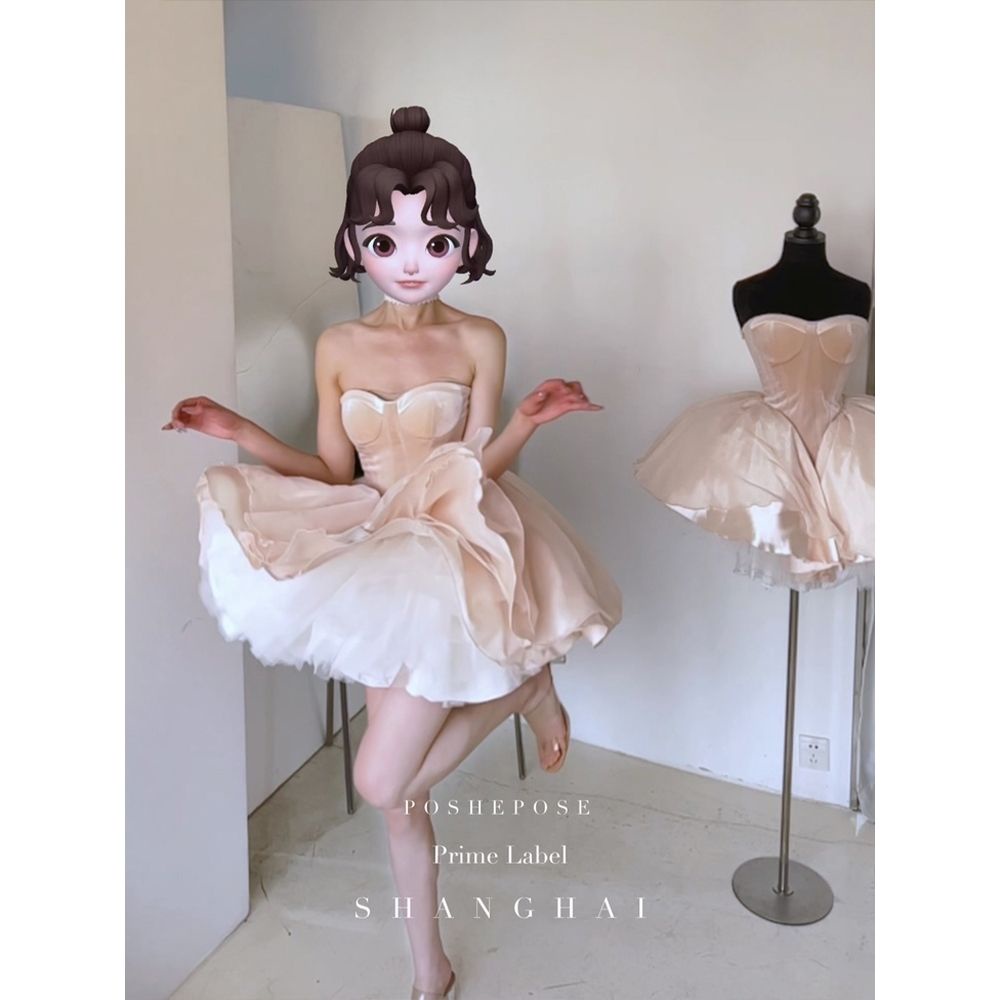 Đầm Tay Dài Hở Vai Phong Cách Hàn Quốc Thời Trang Mùa Hè Hàng Mới 2023 Dành Cho Bạn Nữ