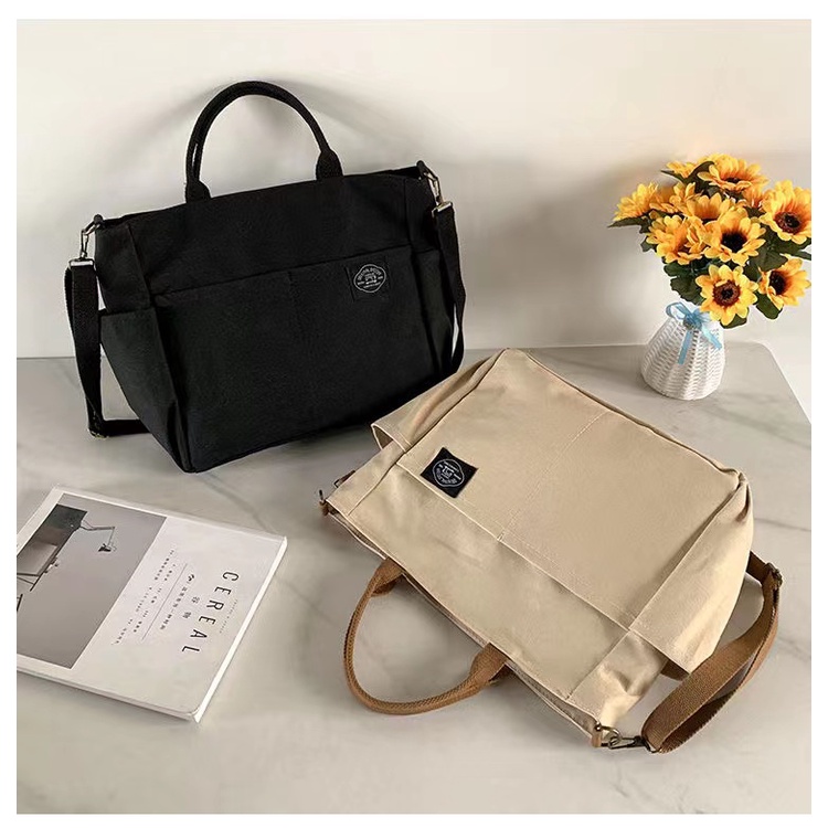 Túi vải Nhiều Ngăn Thời Trang Hàn Quốc