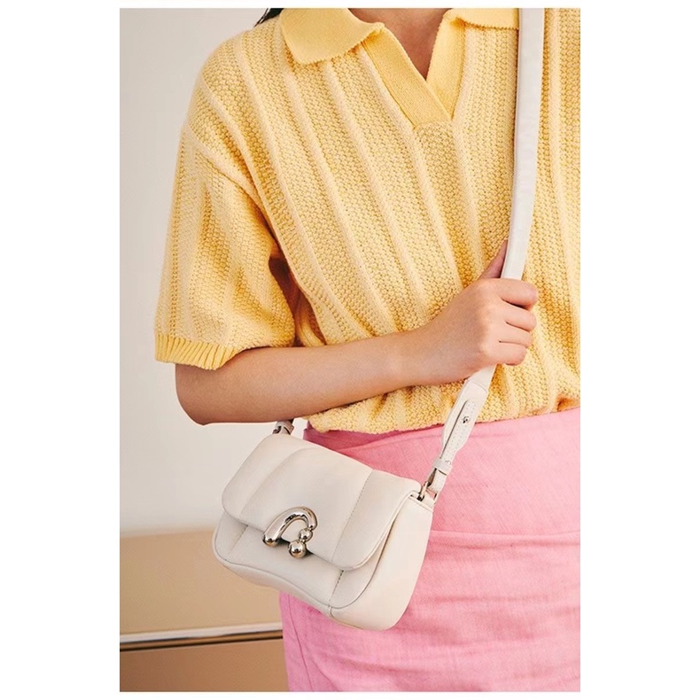 Túi Xách Đeo Vai / Đeo Dưới Cánh Tay Họa Tiết Hoa Cuộn Tròn Cao Cấp Dễ Phối Đồ