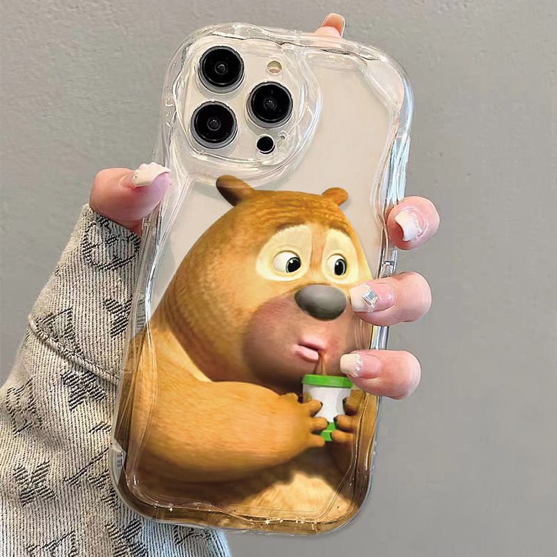 ✅Ốp Điện Thoại Mềm Trong Suốt Chống Sốc In Hình Gấu Daze Bear Two Cho iPhone14 / 13promax 12 / 11 7 / 8p xsxr 2
