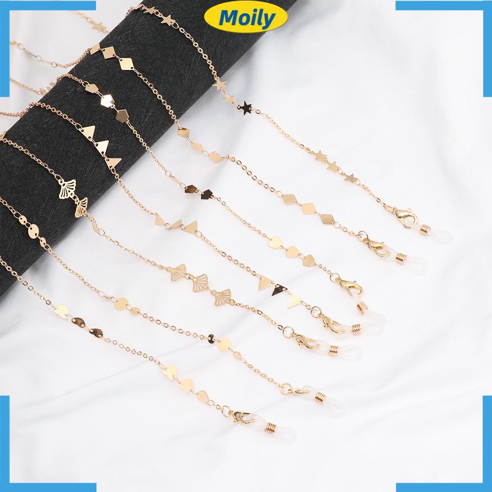 Dây đeo mắt kính chất liệu kim loại nhiều màu sắc thời trang