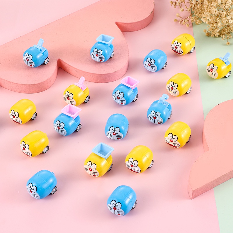 1 Đồ Chơi Mô Hình Xe Hơi Hoạt Hình Doraemon Mini Sáng Tạo