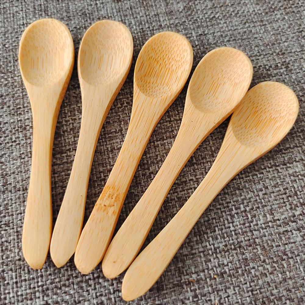 Muỗng Gỗ Mini Dùng Để Múc Sữa Chua Mật Ong Tiện Dụng