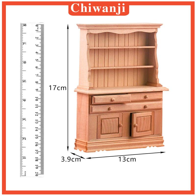 Tủ Sách Mini Tỉ Lệ 1: 12 Trang Trí Nhà Búp Bê