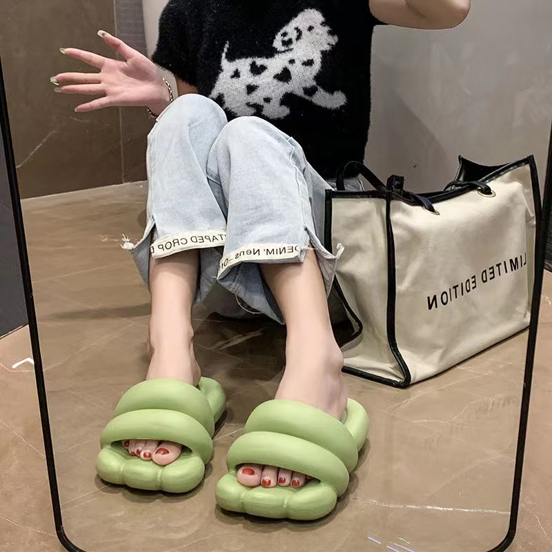 Dép Đi Trong Nhà Bằng EVA Đế Dày Mềm Mại Chống Trượt In Họa Tiết Hoạt Hình Dễ Thương Cho Nam Và Nữ