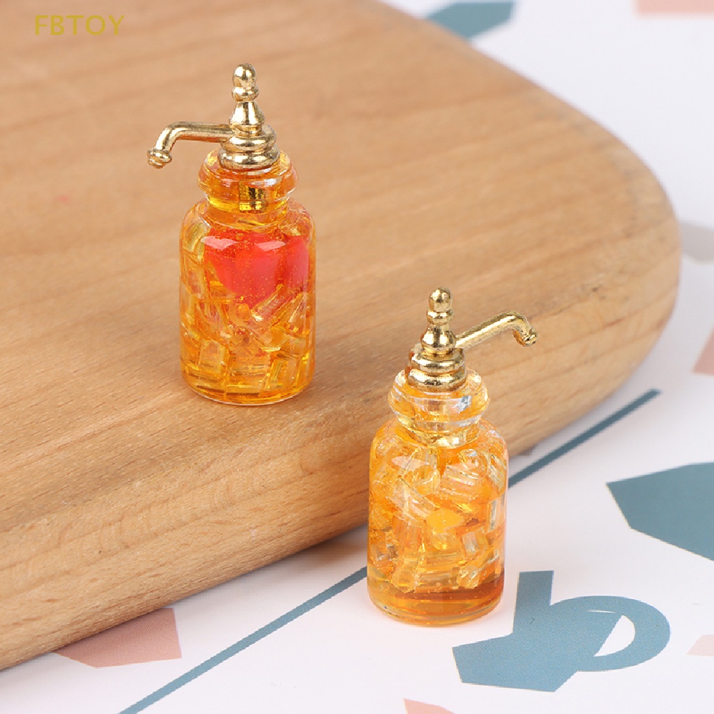 Bình Thủy Tinh Đựng Rượu / Nước Uống Trang Trí Nhà Búp Bê Tỉ Lệ 1: 12