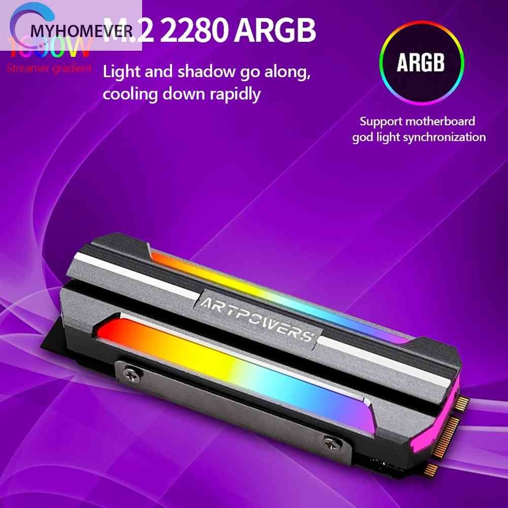 Tản Nhiệt Ổ Cứng SSD M2 ARGB M.2 2280 NVME