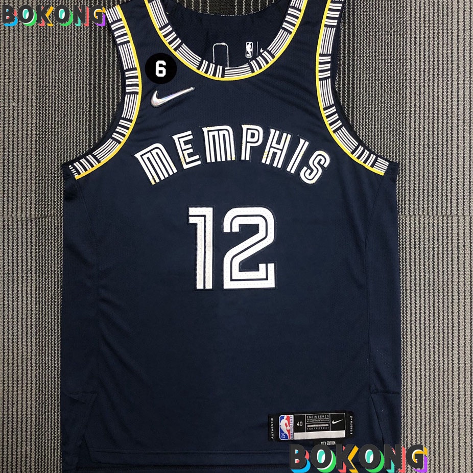 Áo Thun Bóng Rổ Jersey Ja Morant Thời Trang 2022nba Cho Nam