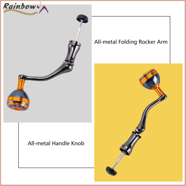 Tay Quay Máy Câu Cá Thay Thế Bằng Kim Loại Chống Rỉ Nhiều Màu Sắc Cho 1000-7000