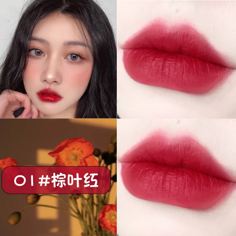 Son Môi Màu Nhung Lì Nuôi Dưỡng Môi Mềm Mại Cho Học Sinh