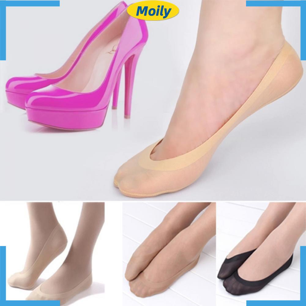 Tất Cotton Phối Ren Chống Trượt Thiết Kế Thời Trang Dành Cho Nữ