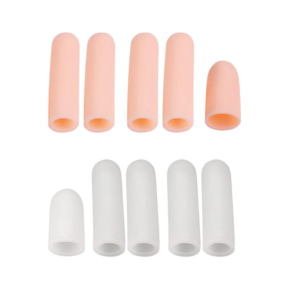 10Pcs Silicone Thumb Protector Splint Finger Sleeves Cover