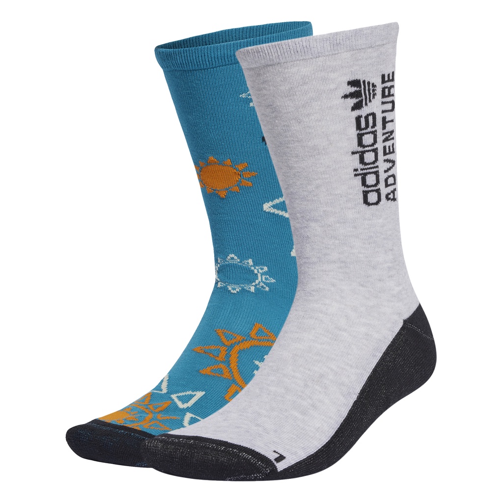 adidas Phong cách sống Bộ 2 Đôi Tất adidas Adventure Unisex Ngọc lam IC8702