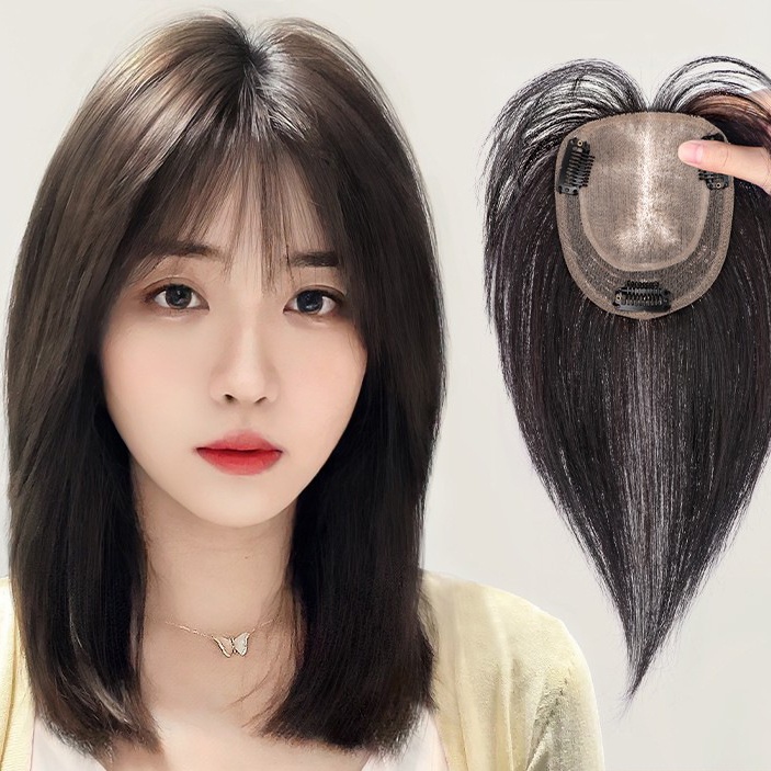 1 Bộ Tóc Giả Mái 3D 4 Màu Thời Trang Cho Nữ