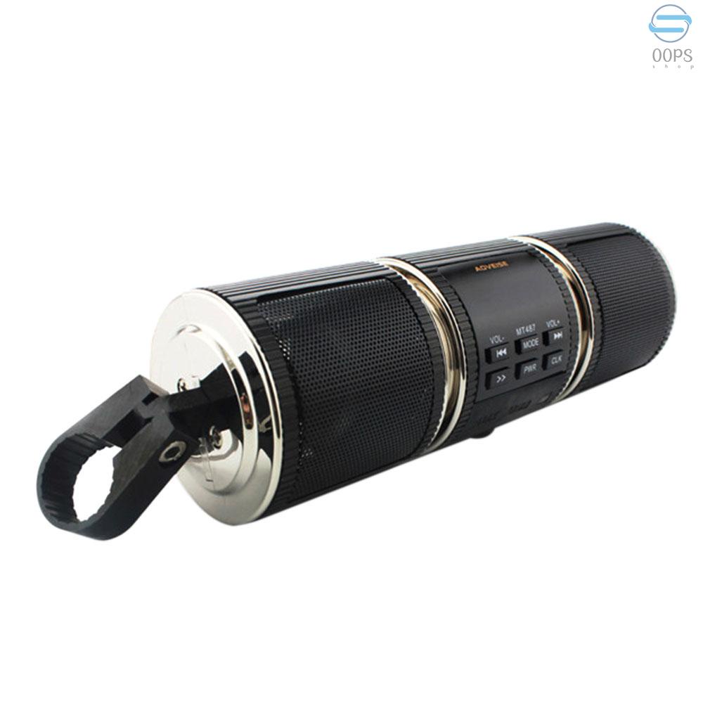 Loa Nghe Nhạc MP3 Chống Nước Màu Đen Cho Xe Máy