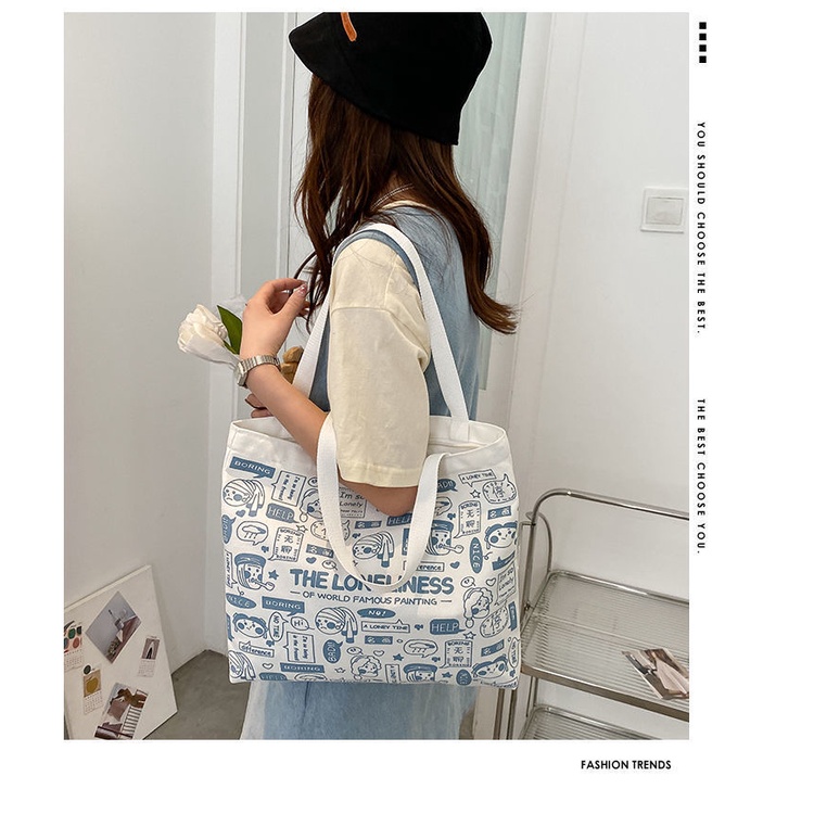 Túi canvas túi xách to túi vải tote túi xách tay túi vải đi học túi vintage túi vải canvas tote giỏ xách nữ túi xách công sở nữ