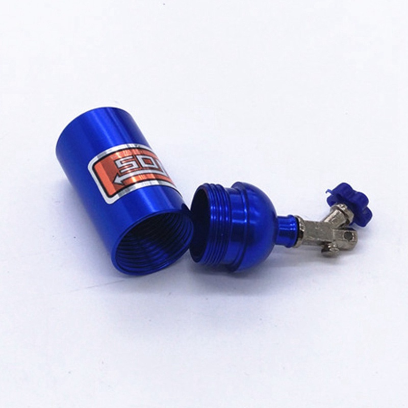 Bộ 2 Bình NOS Nitrogen Bằng Kim Loại Cho Xe Hơi Điều Khiển Từ Xa 1 / 10 Traxxas TRX4 Defender Bronco RC4WD D90 Axial SCX10 2