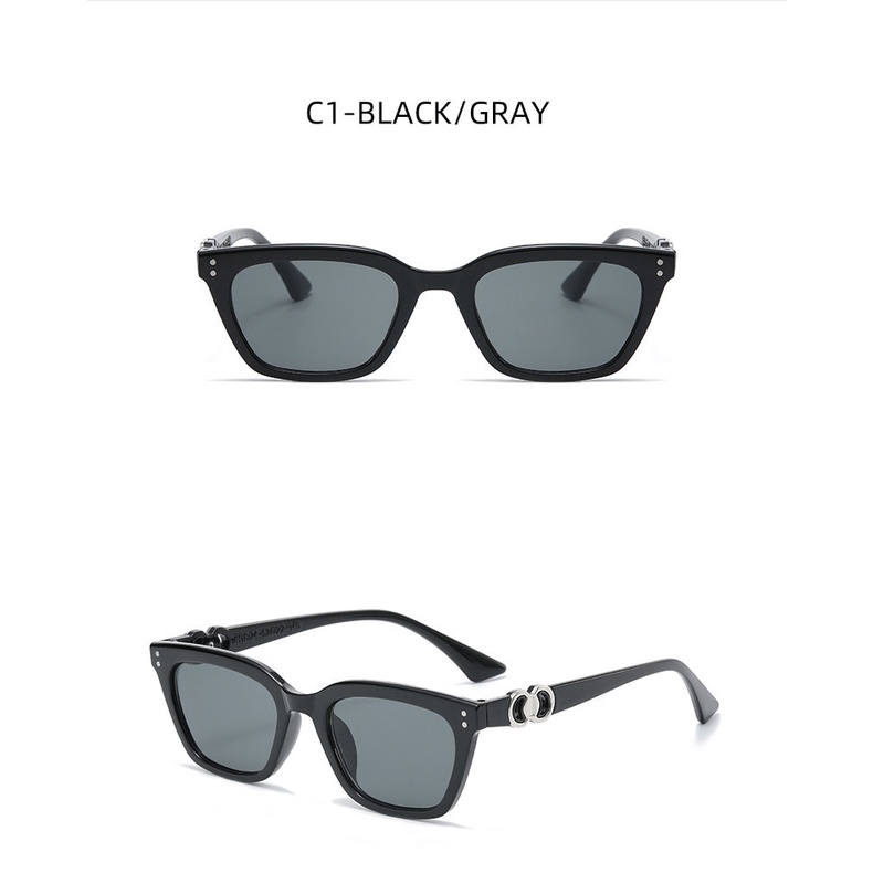 Kính Mát Gọng Vuông Đơn Giản Chất Lượng Cao Phong Cách Hàn Quốc Cho Nam Nữ