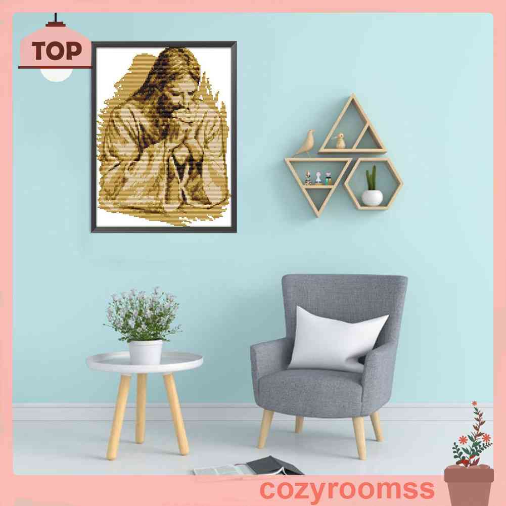 Tranh Thêu Chữ Thập 11CT Hình Chúa Jesus