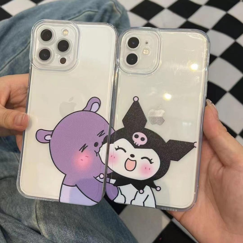 ✅Ốp Điện Thoại Trong Suốt In Hình Kuromax Phong Cách Hoạt Hình Cho iPhone12 / 14 / 13Promax 11 XSMAX XR P9KX