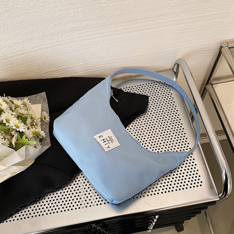 Túi Đeo Vai Bằng Vải canvas Thiết Kế Tươi Trẻ Thời Trang Dành Cho Nữ