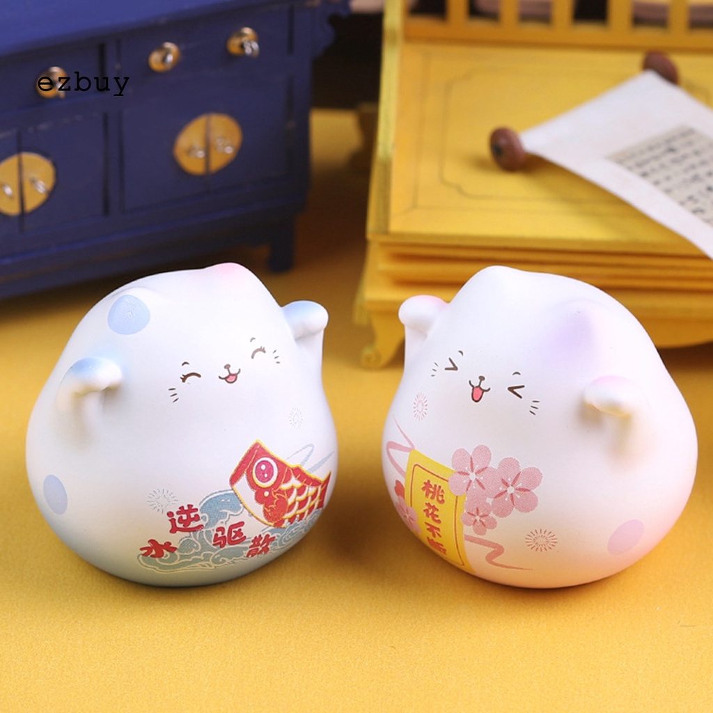 Tượng chú mèo dễ thương tùy chọn màu sắc dùng trang trí