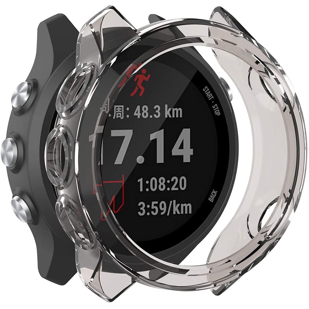 Ốp Bảo Vệ Bằng Silicon Có Dây Đeo Cho garmin Forerunner 55 245 garmin Forerunner 55 245