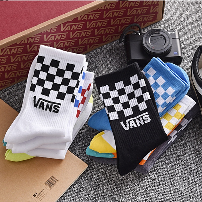 VANS Mới Đôi Vớ Cotton Thoáng Khí Thoải Mái Cho Nam Và Nữ