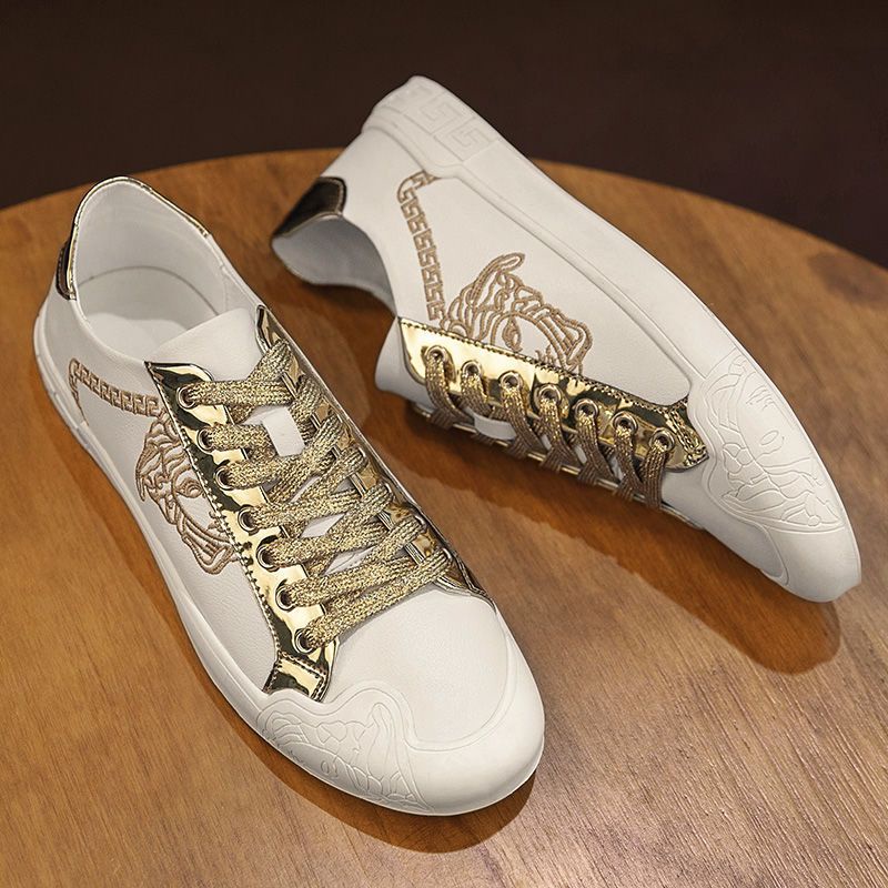 Giày Lười Da Phong Cách Hàn Quốc Thời Trang Xuân Thu 2023 Cho Nam