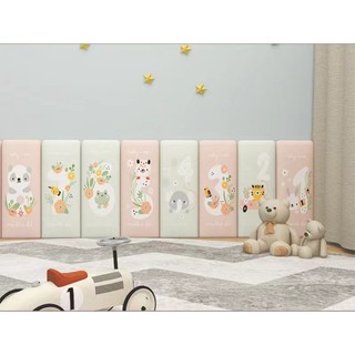 Hàng Rào Chắn Giường Mềm Mại Họa Tiết Hoạt Hình Cho Bé