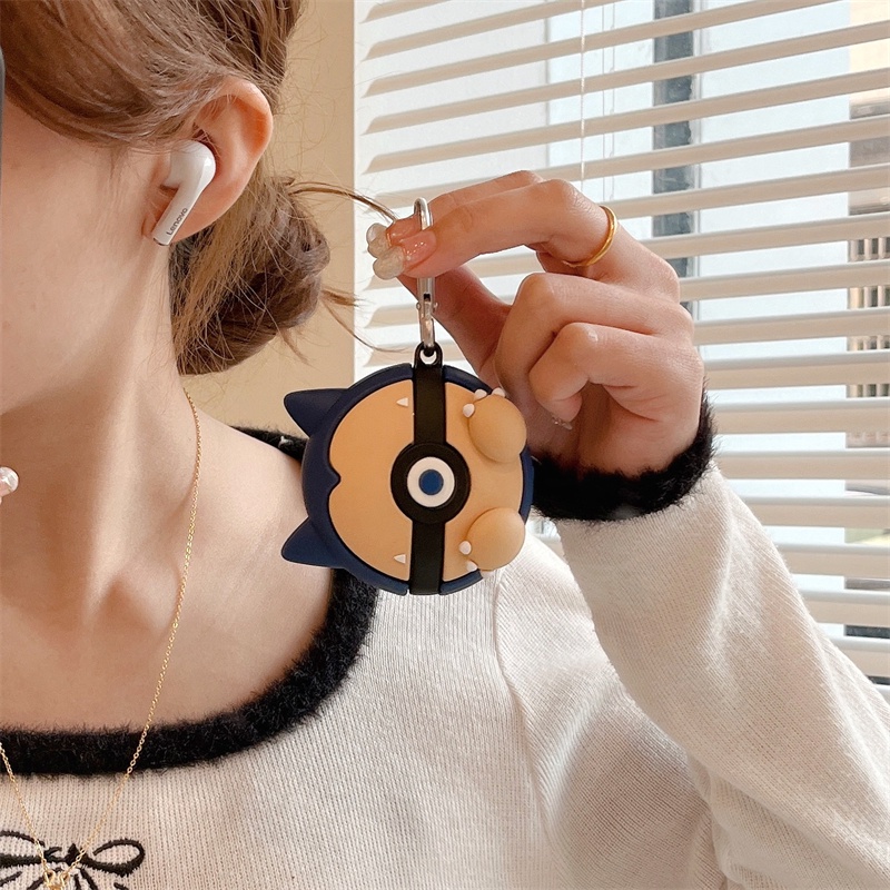 Lenovo LP80 Pro Case Lenovo LP80 Pro ốp tai nghe Bảo Vỏ Bảo Vệ Hộp Sạc Tai Nghe Bằng Silicon Họa Tiết Hoạt Hình Dễ Thương