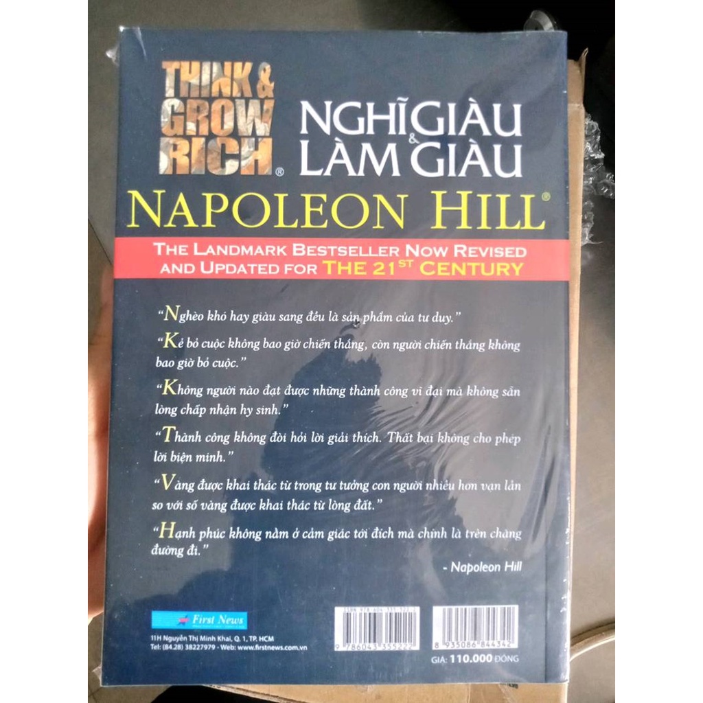 Sách - Nghĩ Giàu Và Làm Giàu - Think and Grow Rich - First News