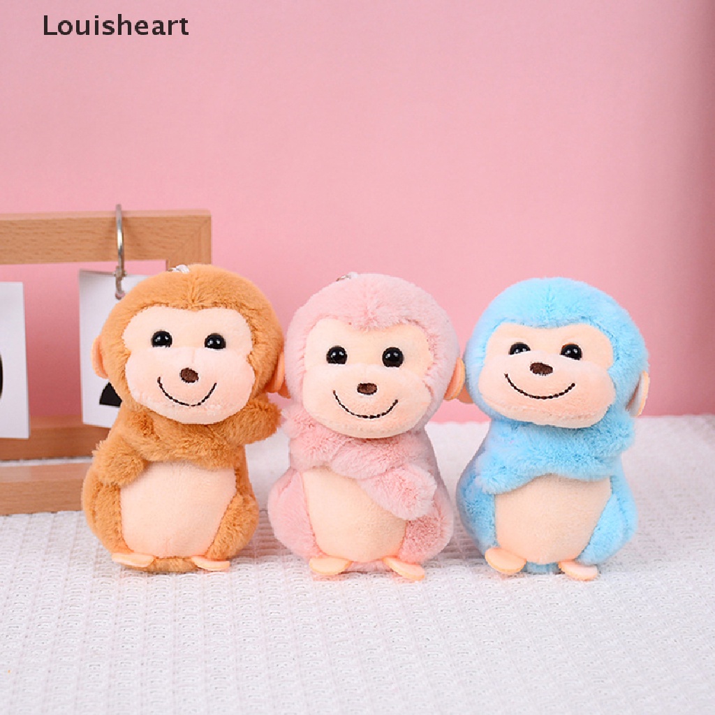 Louisheart Móc Khóa Hình Khỉ Nhồi Bông Đáng Yêu