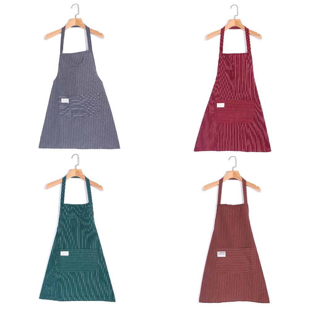 YIYU Tạp dề nấu ăn nhà bếp không tay có thể điều chỉnh bbq nấu ăn treo cổ chụp cho thợ cắt tóc họa sĩ đầu bếp đồ dùng nhà bếp