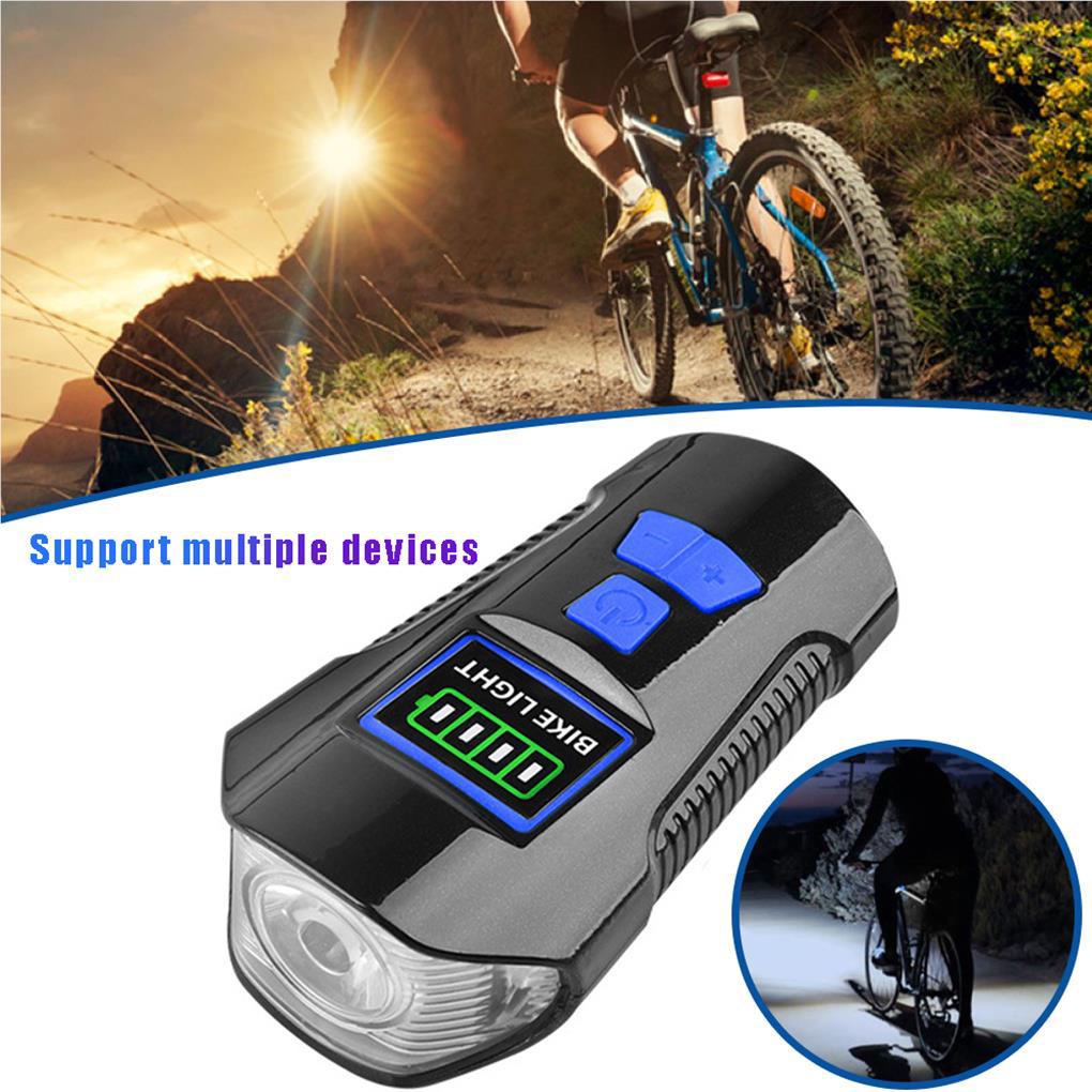 Còi Xe Đạp Leo Núi Chống Thấm Nước Tích Hợp Đèn Pin Tiện Dụng