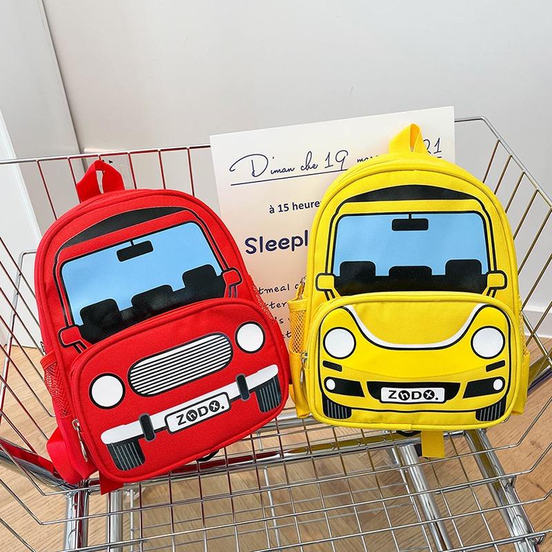 Balo Mẫu Giáo Ô Tô 2 Ngăn Xiao, balo chính hãng, balo hình xe cho bé trai