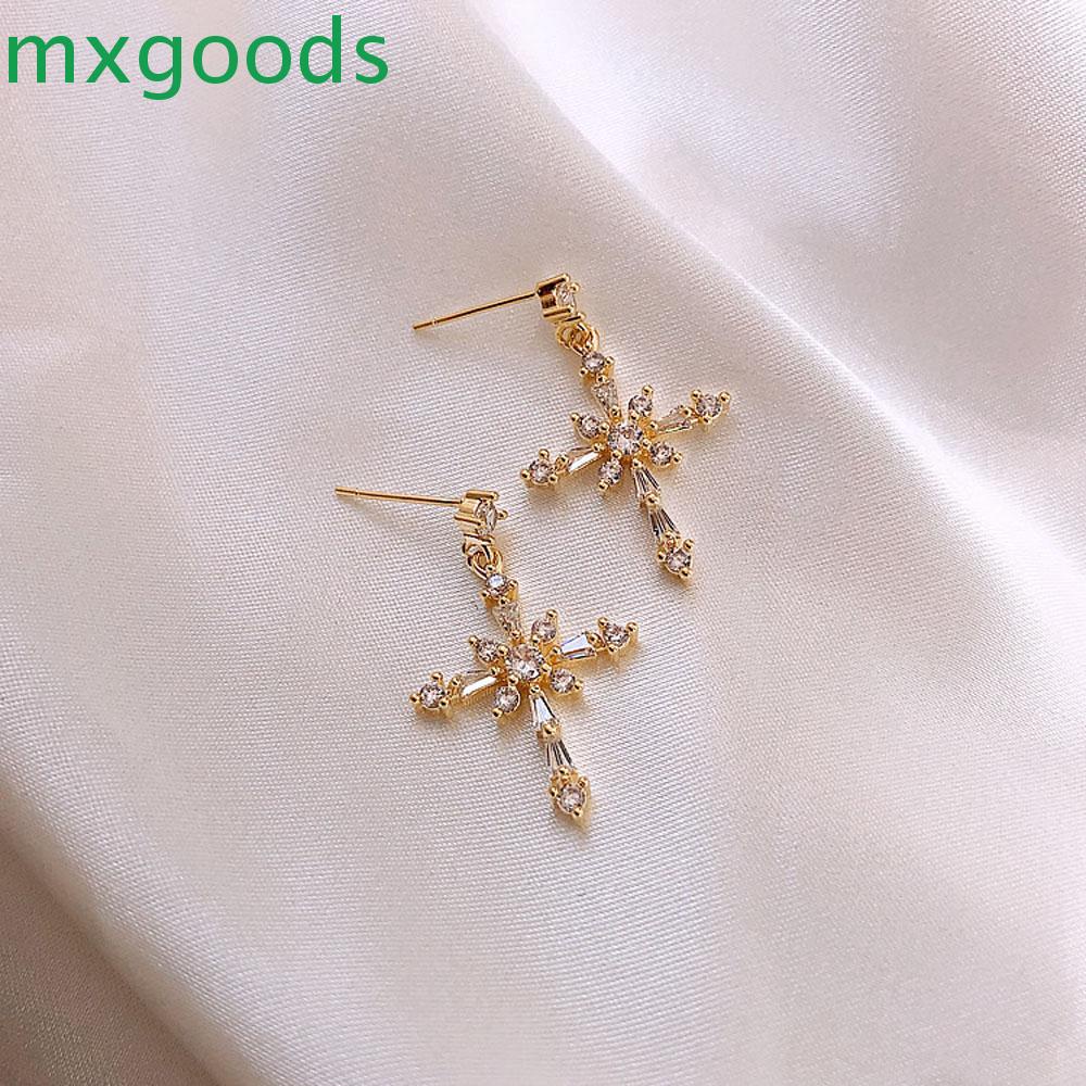 Đôi Bông Tai Mặt Hình Thánh Giá Phong Cách Tối Giản