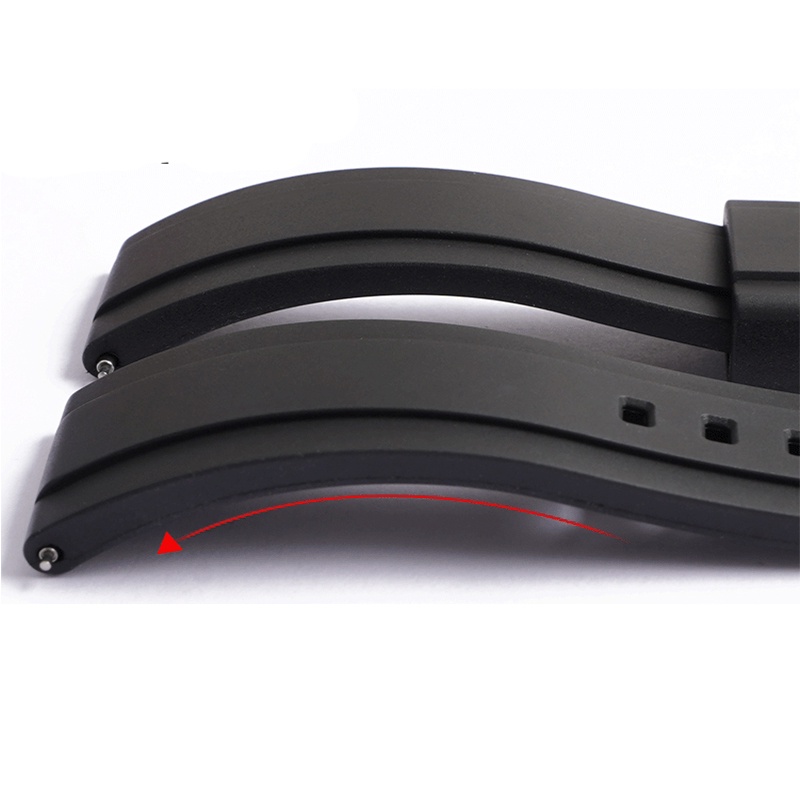 Dây Cao Su Thay Thế Cho ĐồNg Hồ Đeo Tay 20mm 22mm 24mm