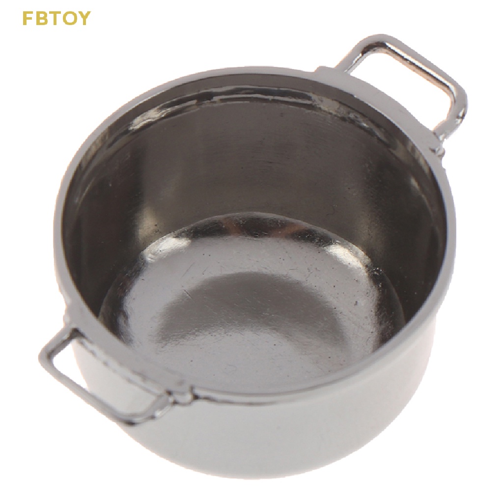 Nồi Hầm Bằng Thép Không Gỉ 1 / 12 Cho Nhà Búp Bê