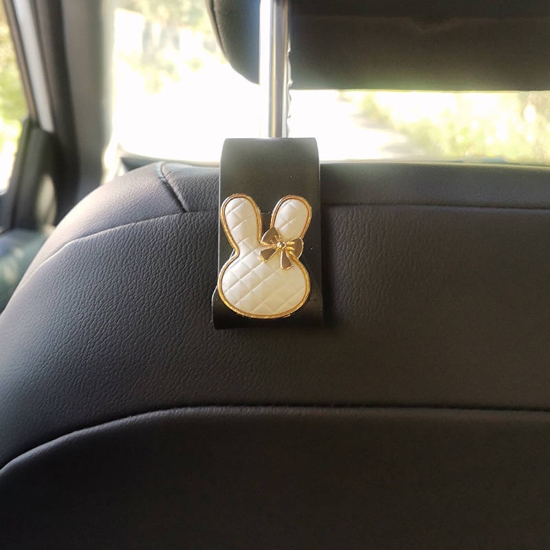 Car Car Interior Ornaments Cute Car Seat Back Hook Rear Backrest Small Hook Multifunctional Storage 9Cbl