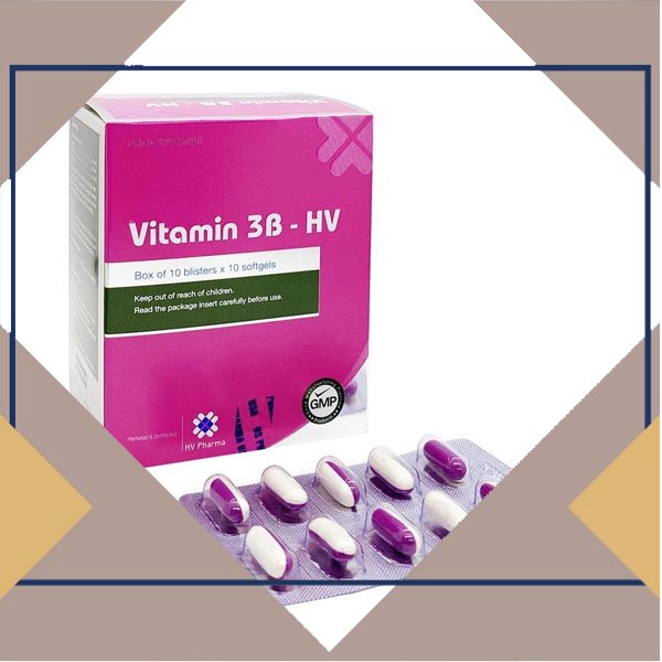 Viên Uống Bổ Sung Vitamin 3B HV USP (H/100v) Phục Hồi Sức Khỏe [Chính Hãng ]