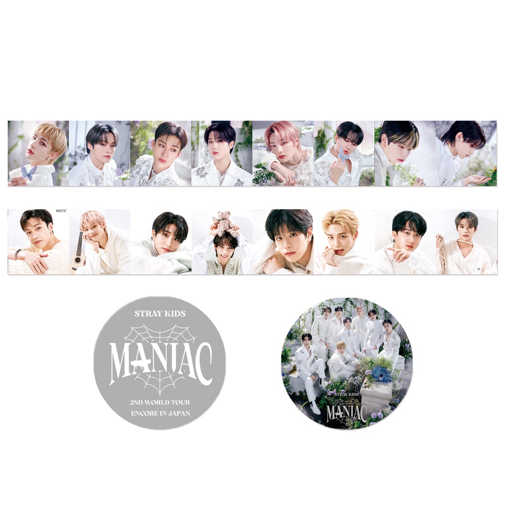 Cuộn Băng Dính Washi In Hình Nhóm Nhạc Kpop OMG and Stray Kids